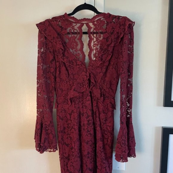 Free People X Saylor Devin Lace Mini Dress - Picture 3 of 6